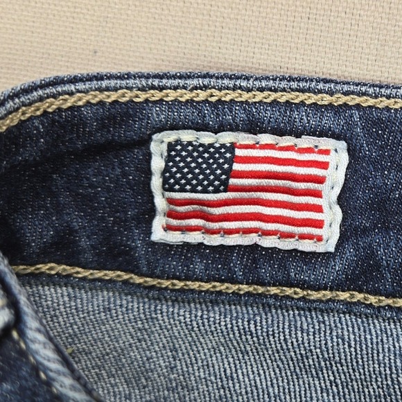 True Religion Women's‎ Stella Skinny Jeans Blue Wash Size 29 Made in USA - Picture 6 of 12